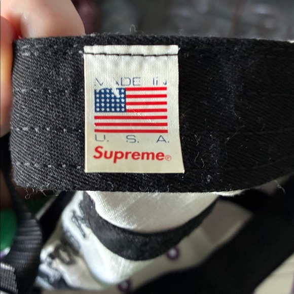 Supreme Military Camp Cap Purple Digi Camo FW20 - Picture 4 of 5